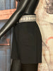 Short taille haute noir
