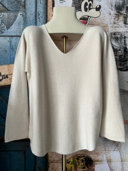 Weicher Pullover in Ecru