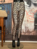 Leggings mit Leopardenmuster