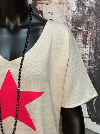 Feinmaschiges T-Shirt 