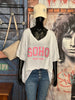 T-shirt tunique + size col V 
