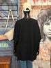 T-shirt tunique + size col V "SOHO New York" noir