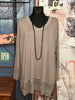 Unterziehpullover Spitze + SIZE (44/48) taupe