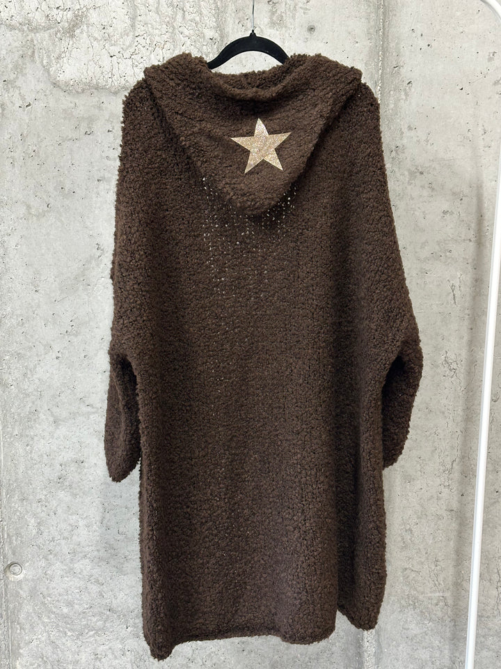 Kapuzenjacke aus Bouclé (40/46) MADE IN 🇮🇹