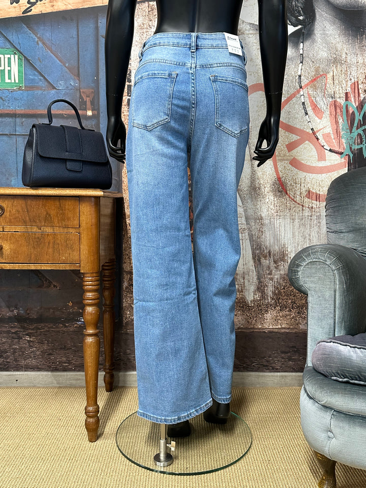 Jeans „Wide Leg“ hellblau „Denim“ (38 ➡️ 48)